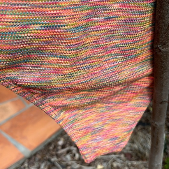 RIO BEACH colorful swimsuit size 7 (S-M) with fluorescent pink cups and lining - Picture 5 of 12